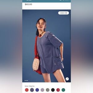 Free People Hot Shot Tee Romper Size M